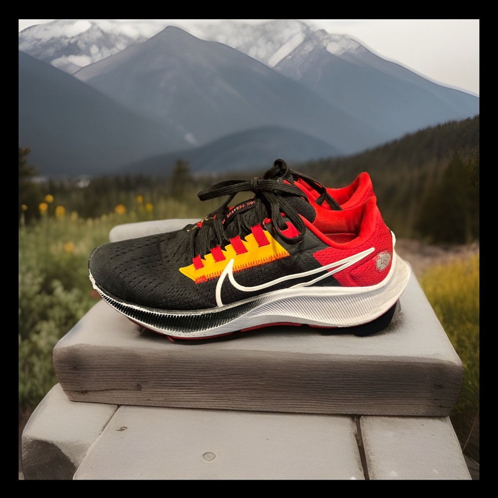 Kansas City Chiefs Nike Athletic Shoes - Black, Red, Yellow